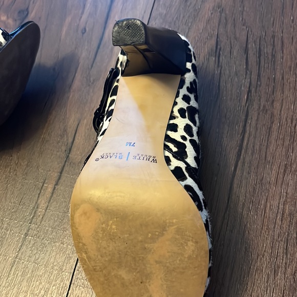 White House black market cow hide heels - Picture 8 of 8